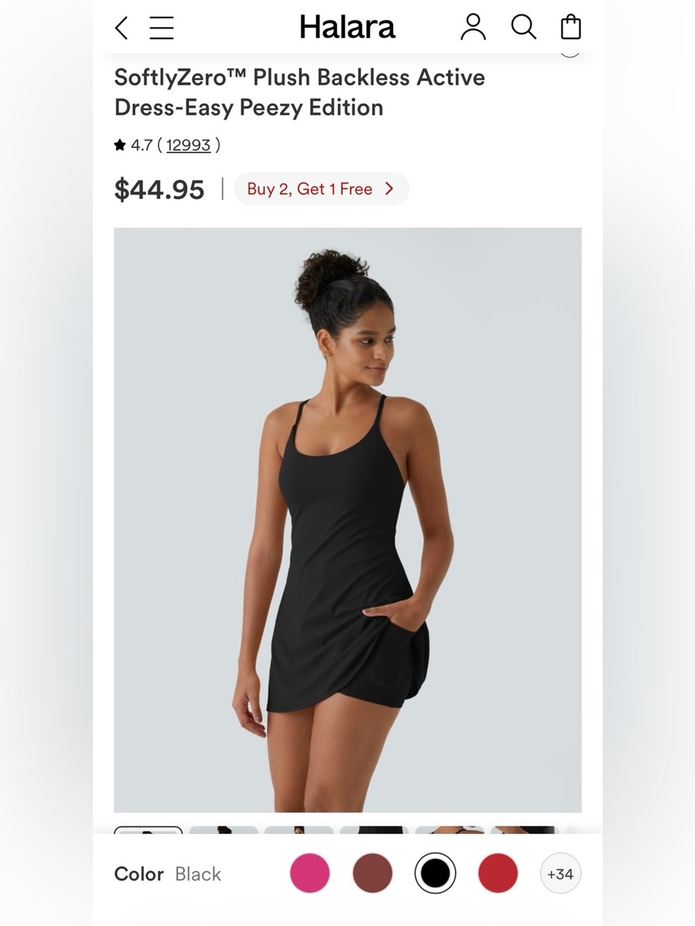 HALARA Active Dress-Easy Peezy Edition